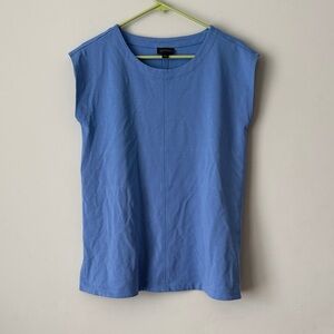 J. Jill Blue Wearever Collection Tunic